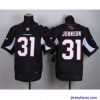 Impressive nike nfl jerseys arizona cardinals 31 johnson black[Elite][johnson]