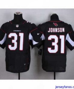 Impressive nike nfl jerseys arizona cardinals 31 johnson black[Elite][johnson]