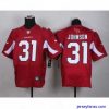 Stylish nike nfl jerseys arizona cardinals 31 johnson red[Elite][johnson]